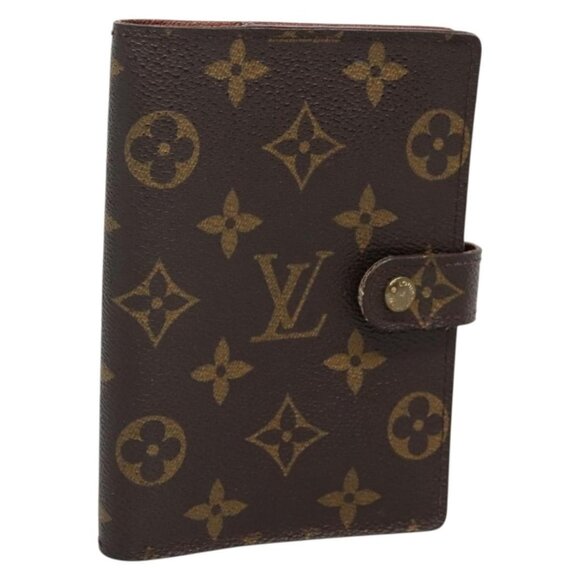 LOUIS VUITTON Monogram Agenda PM Day Planner Cover R20005 LV Auth 138595 - Picture 1 of 16